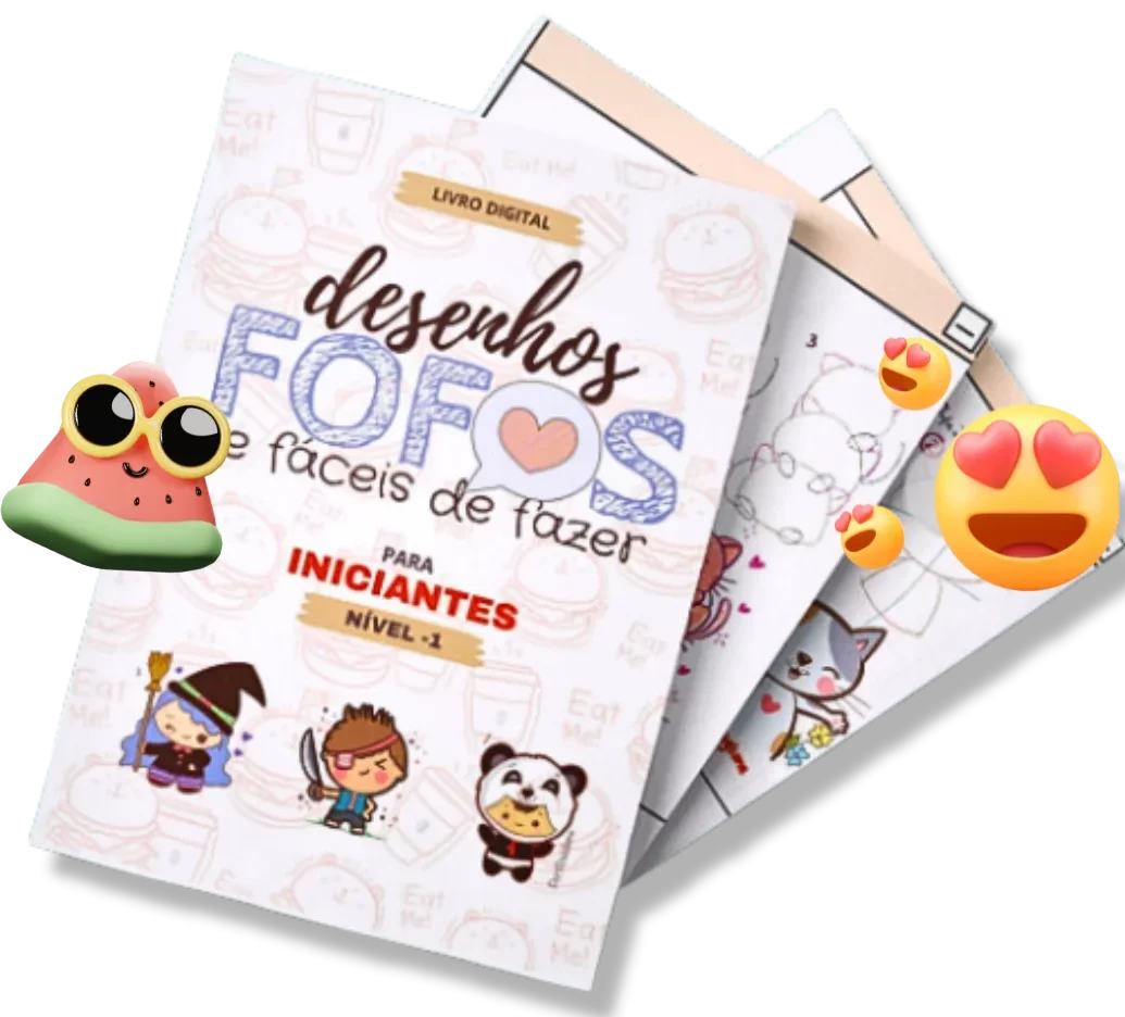 Desenhos Kawaii:+90 modelos fáceis para imprimir e colorir